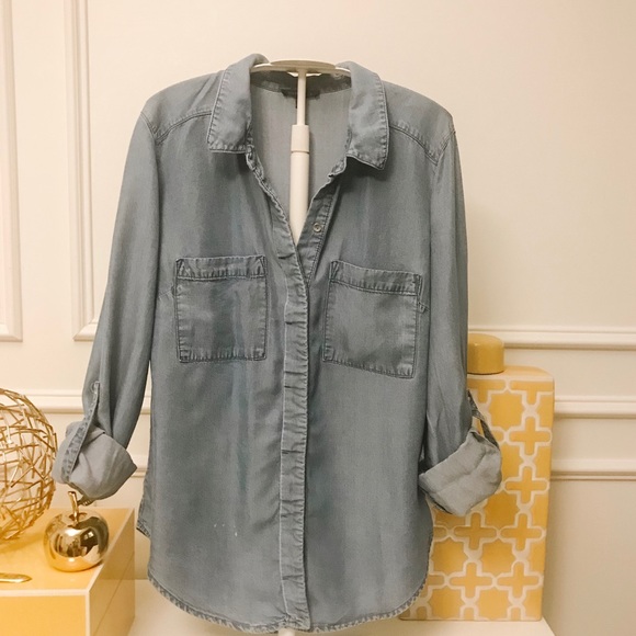 Dynamite Chambray button up